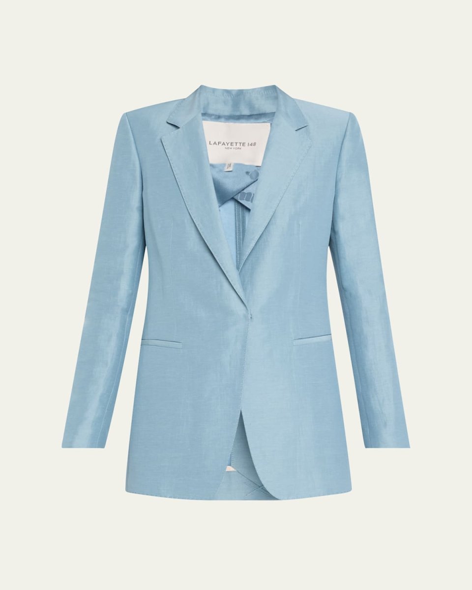 Elongated Pick Stitch Blazer